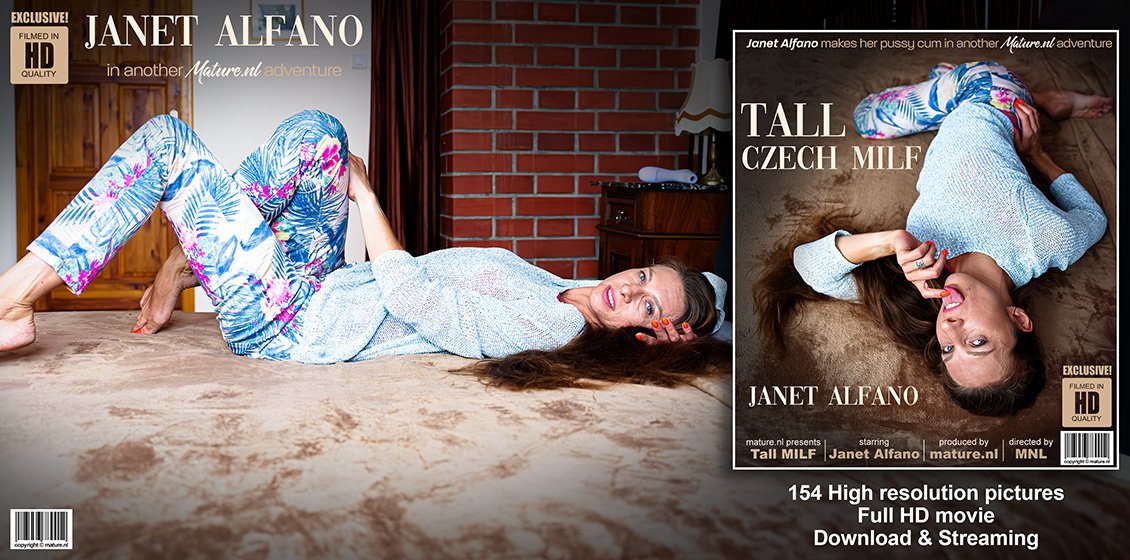 Janet Alfano “Tall Czech MILF” MatureNL