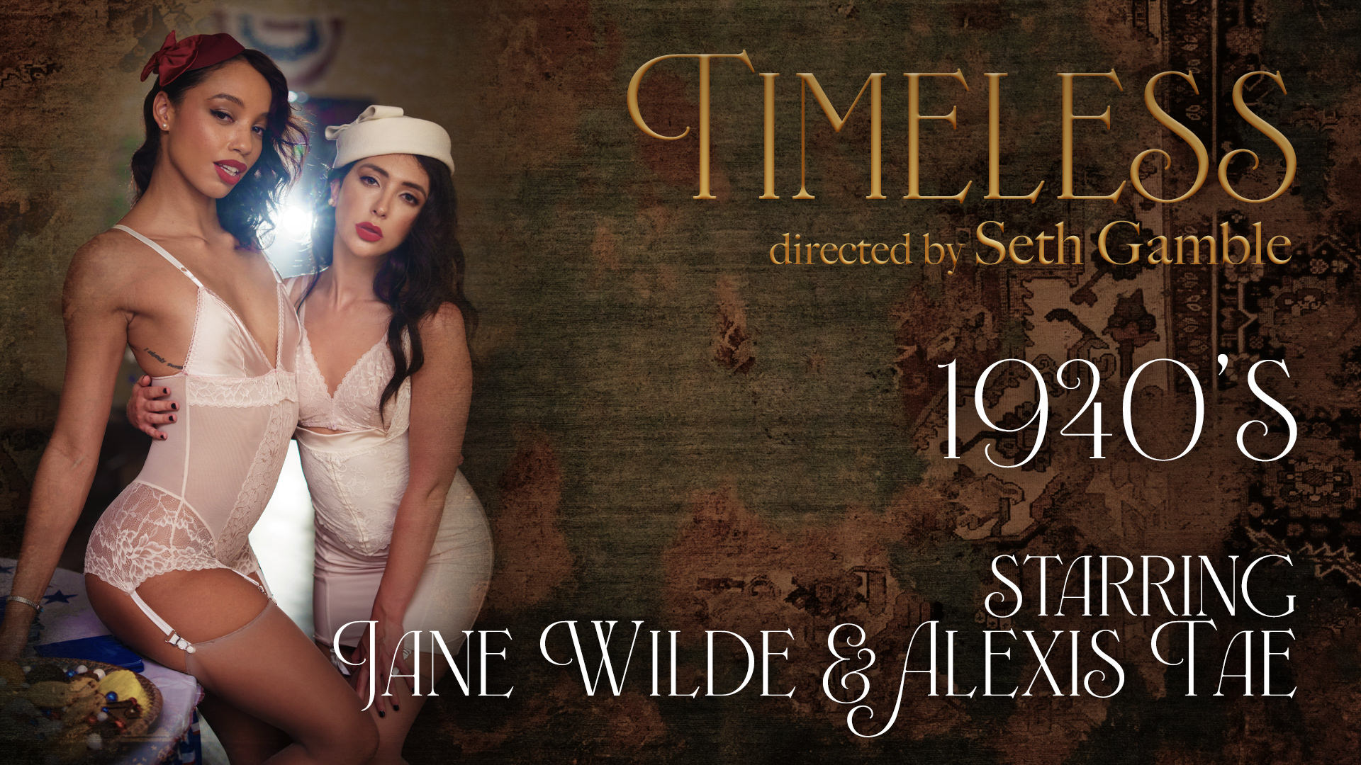 Seth Gamble, Jane Wilde, Alexis Tae Timeless 1940's Wicked