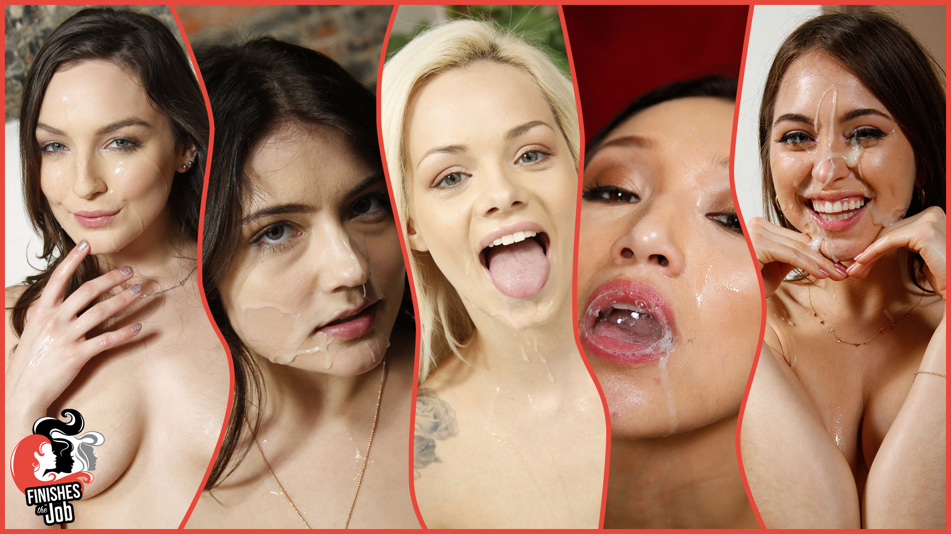 Vicki Chase, Riley Reid, Adria Rae, Elsa Jean, Pepper XO “Cumshot Compilation FTJ_015” FinishesTheJob