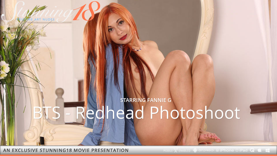 Fannie G “Fanny – BTS – Redhead Photoshoot” Stunning18