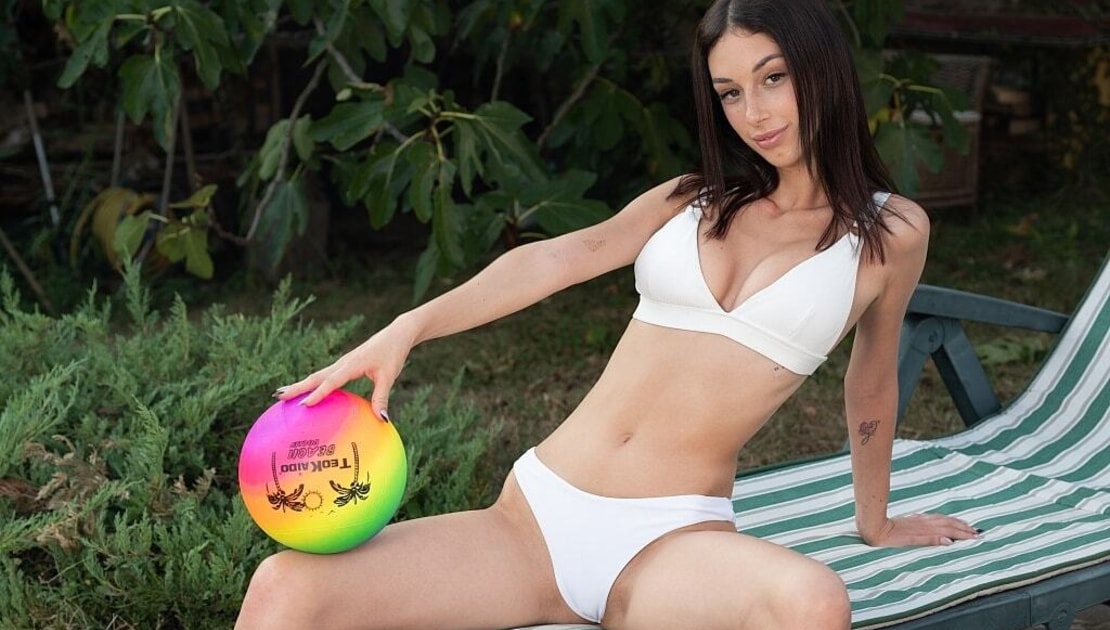 Shania Vega “Shania takes her bikini off while Sun Tanning” TeenDreams
