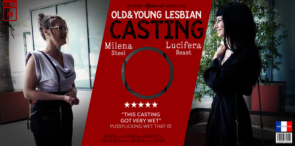 Lucifera Bast, Milena Steel “A hot old and young lesbian casting session with hot Lucifera Beast and MILF Milena Steel” Mature.NL