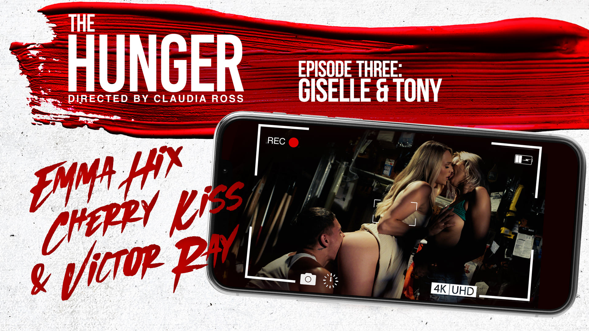 Emma Hix, Cherry Kiss, Victor Ray The Hunger Episode Three: Giselle and Tony Wicked