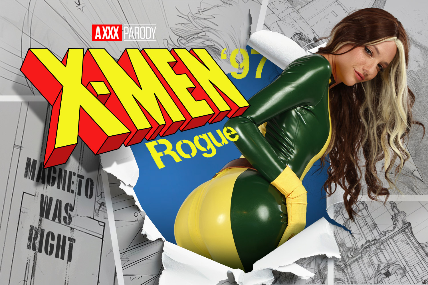 Kenna James X-Men 97': Rogue A XXX Parody VRCosplayX