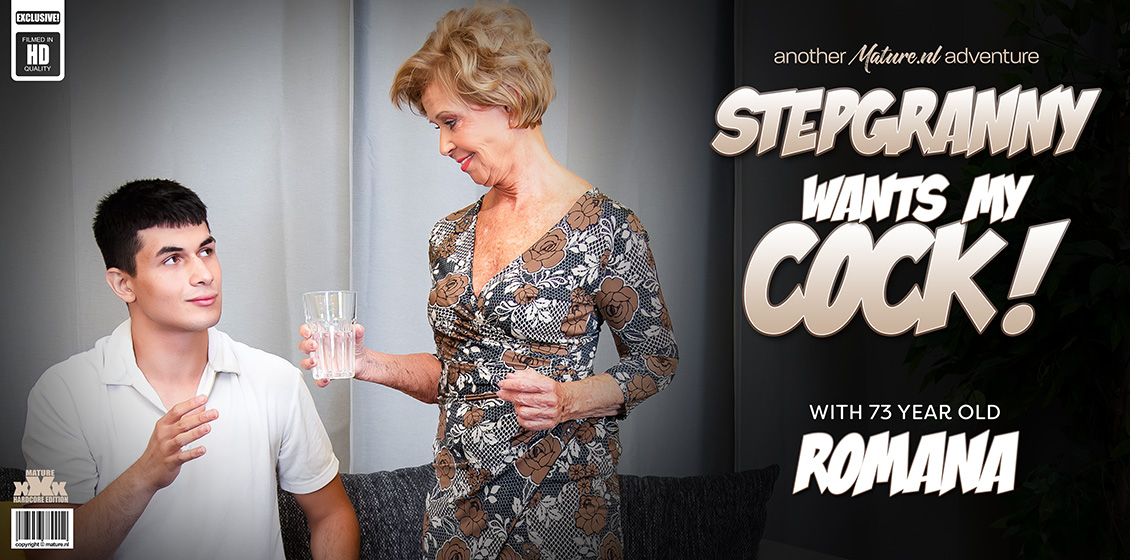 Bruno Baxter, Romana “21 year old Toyboy fucking his very willingly stepgrandma, the 73 year old cockhungry Romana” Mature.NL