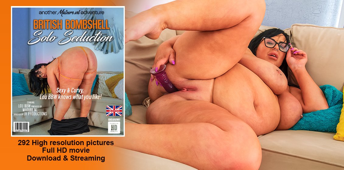 Lou BBW “Sexy and Curvy, Lou BBW Knows What You Like! British Bombshell Solo Seduction” Mature.NL