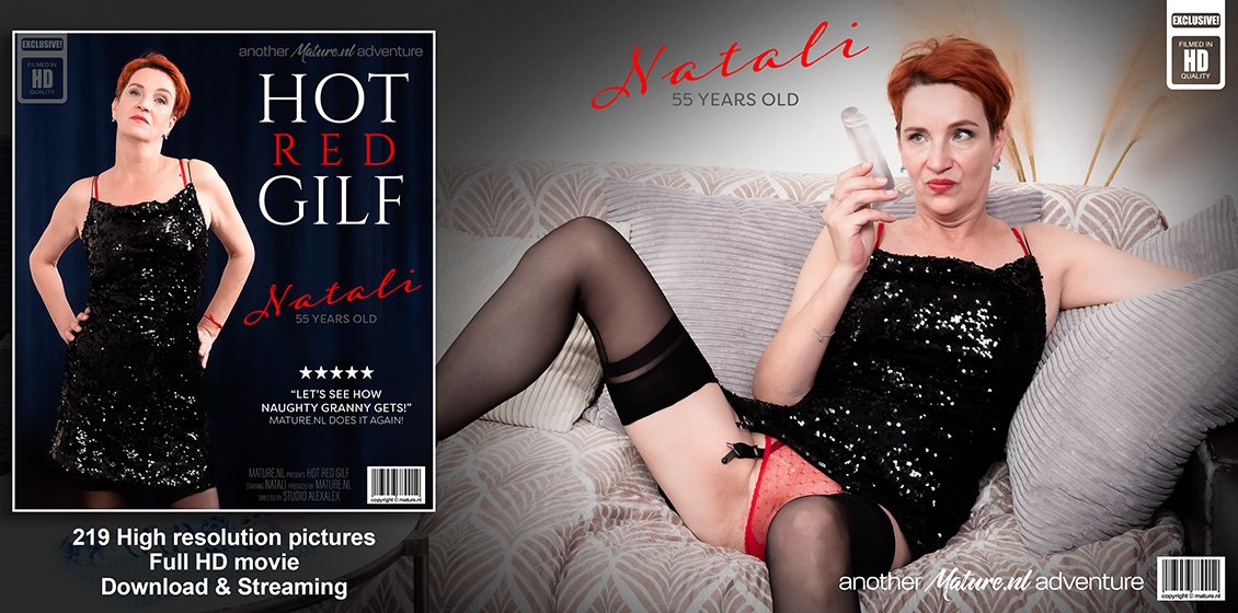 Natali “Hot Red GILF Natali” Mature.NL