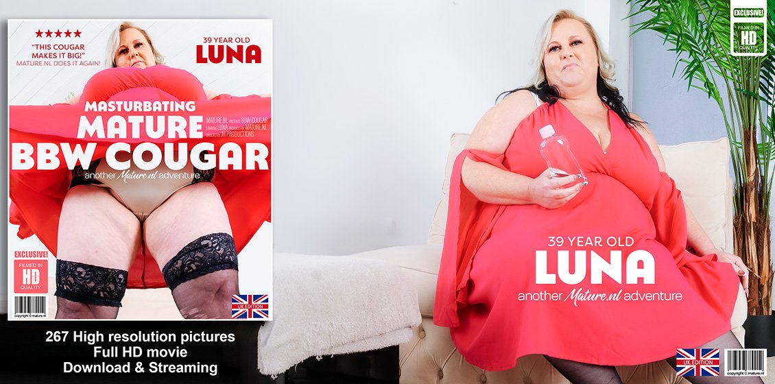 Luna Masturbating Mature BBW Cougar Mature.NL