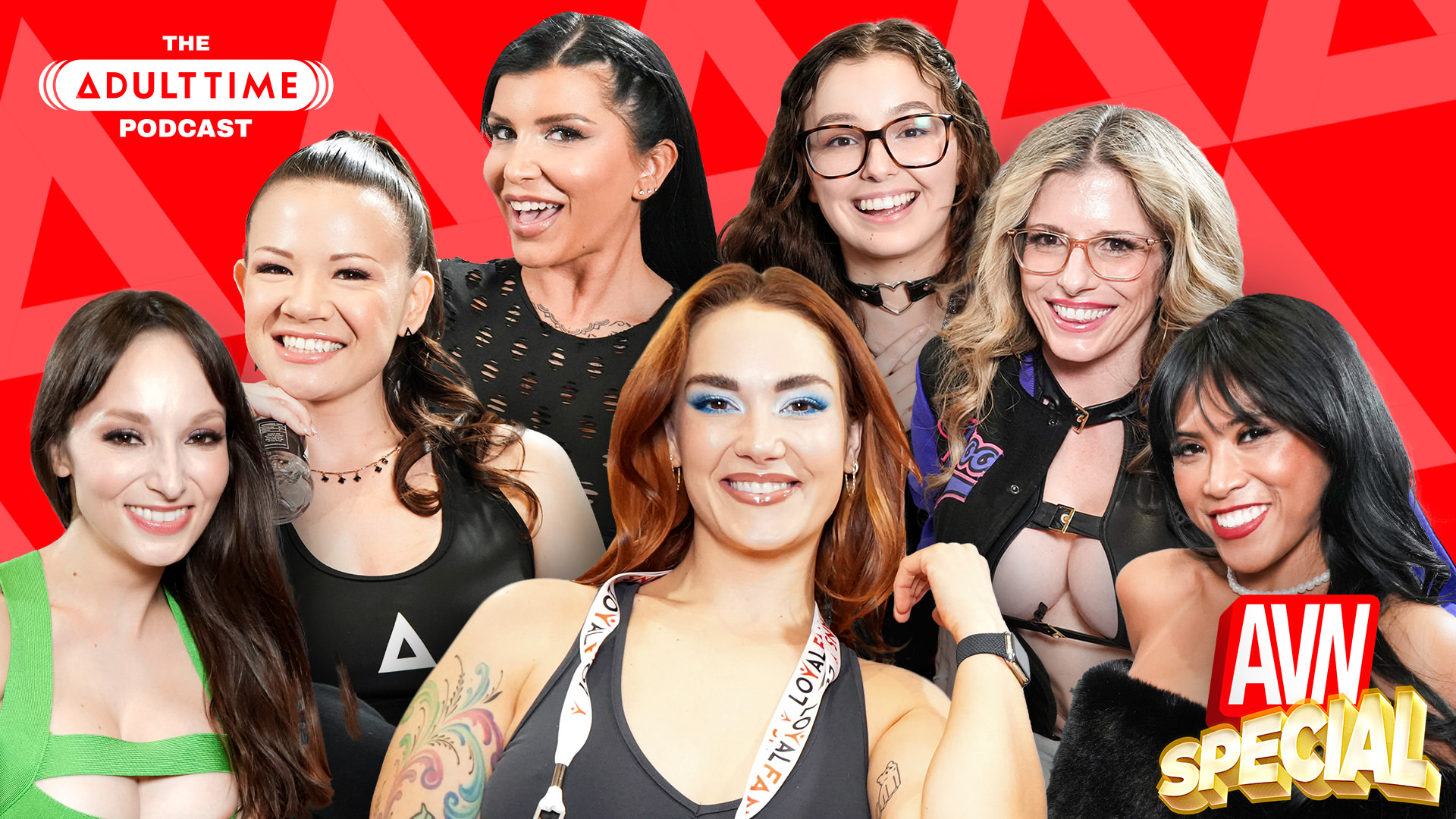Romi Rain, Alison Rey, Cory Chase, Siri Dahl, Lexi Luna, Ember Snow, Leana Lovings The ADULT TIME Podcast - AVN Special #1 TheAdultTimePodcast
